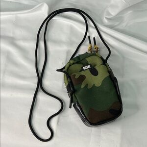 Diesel Green Camouflage Belt Bag